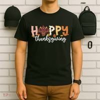 Happy Thanksgiving Fall Turkey T-Shirt thumb 6
