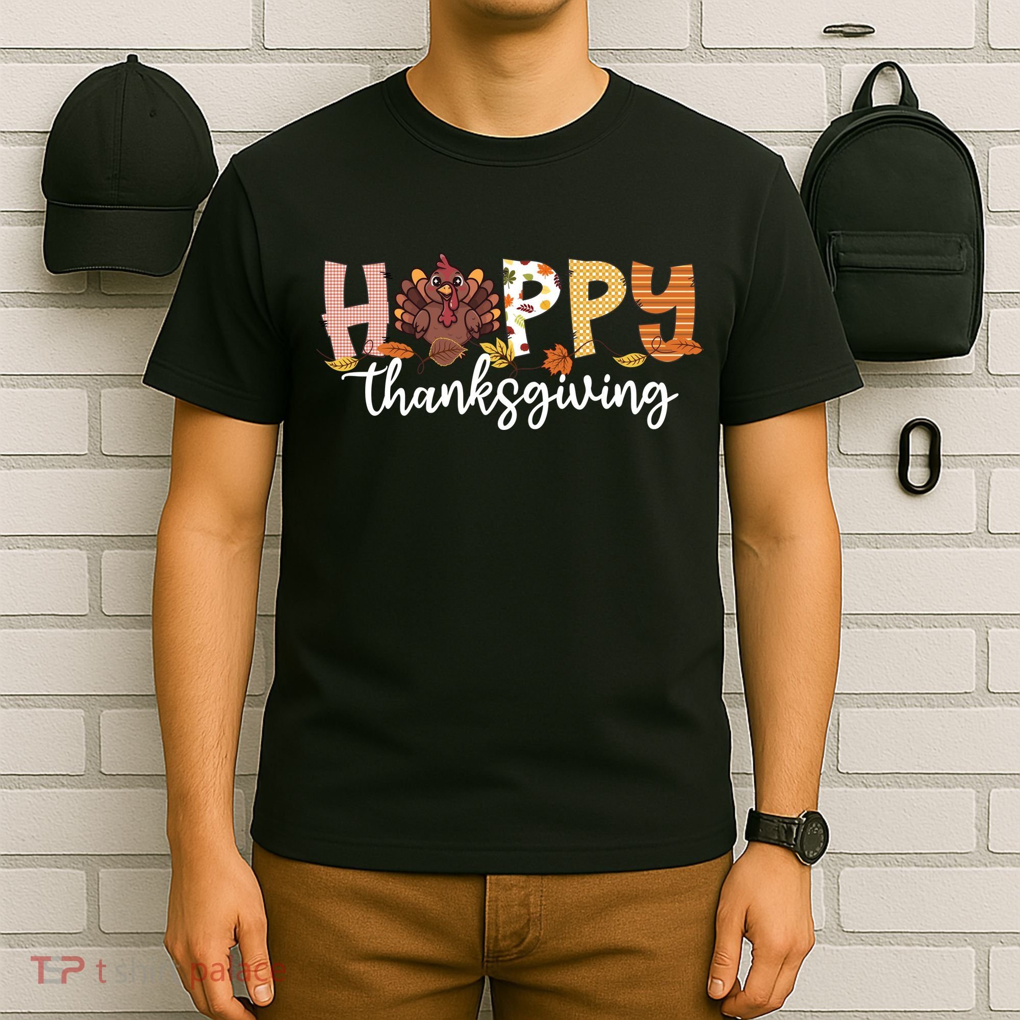Happy Thanksgiving Fall Turkey T-Shirt