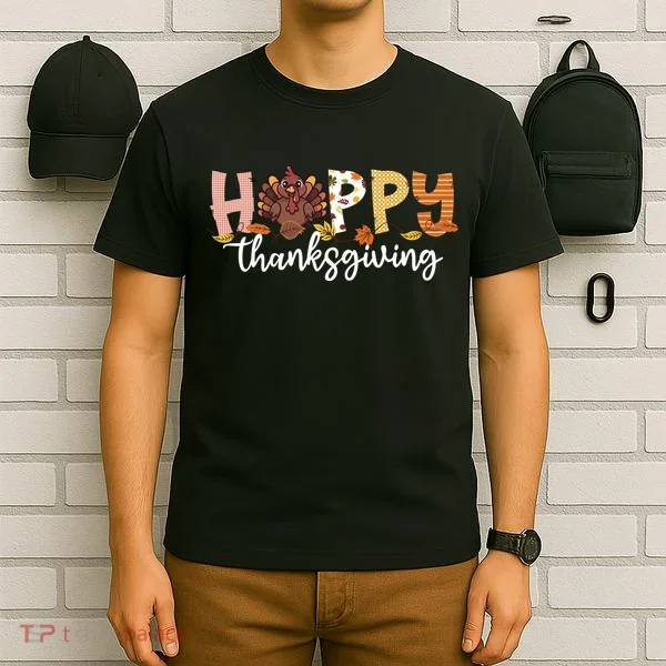 Happy Thanksgiving Fall Turkey T-Shirt