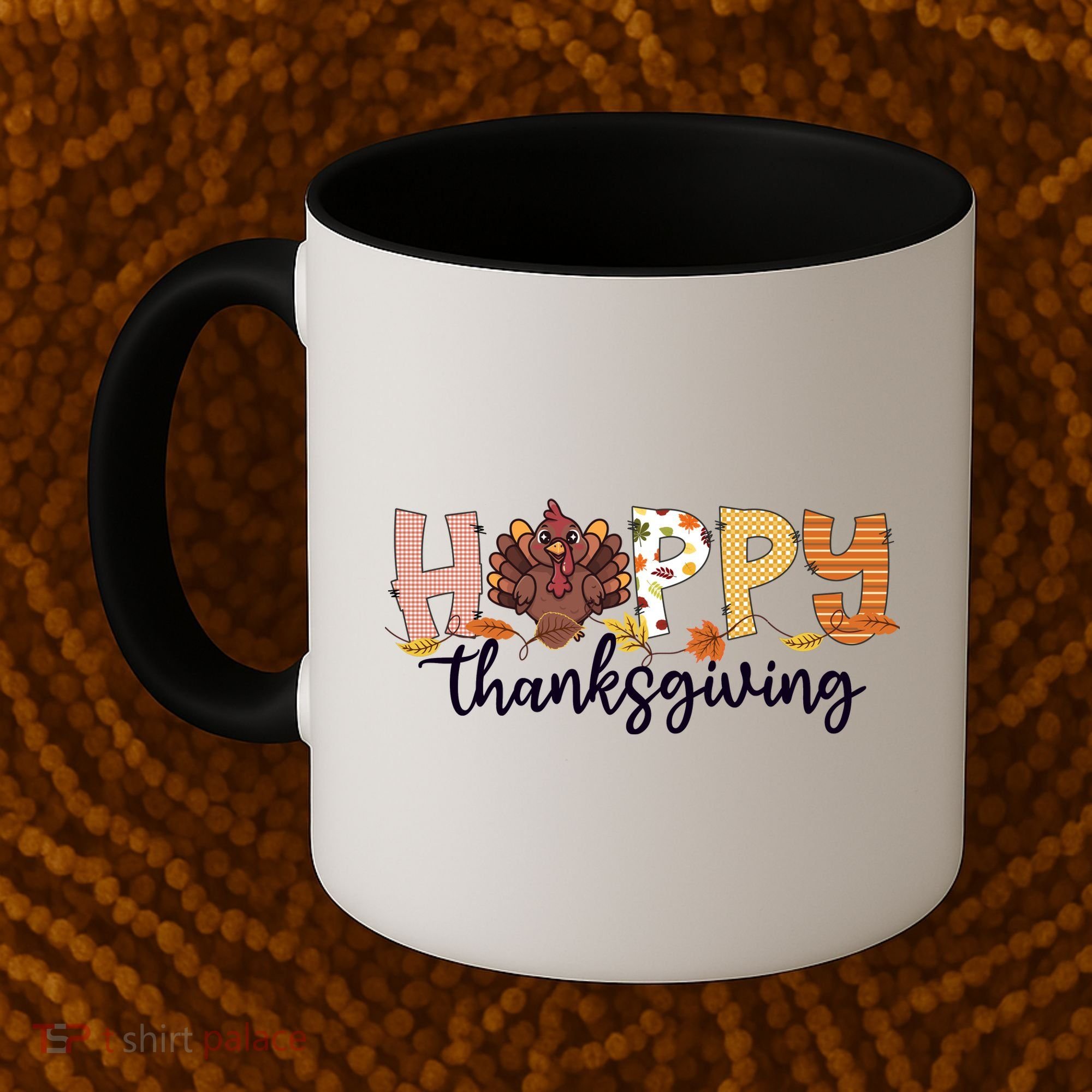 Happy Thanksgiving Fall Turkey Coffee Mug