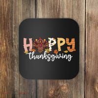 Happy Thanksgiving Fall Turkey Coaster thumb 0