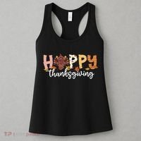 Happy Thanksgiving Fall Turkey Women's Tank Top thumb 3