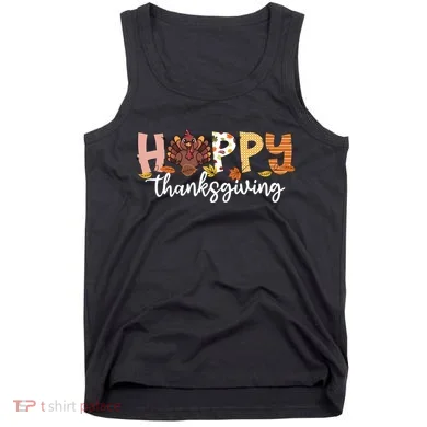 Happy Thanksgiving Fall Turkey Tank Top