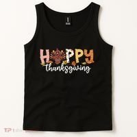 Happy Thanksgiving Fall Turkey Tank Top thumb 2