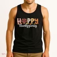 Happy Thanksgiving Fall Turkey Tank Top thumb 3