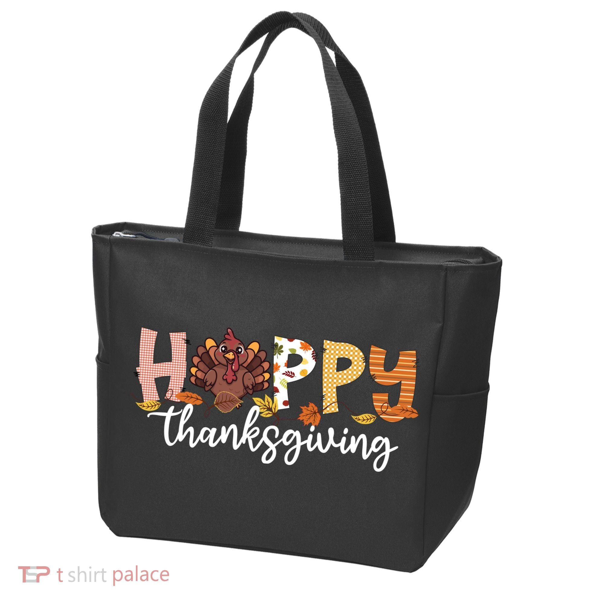 Happy Thanksgiving Fall Turkey Tote Bag