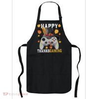 Happy Thanksgaming Funny Cute Thanksgiving Gamer Apron thumb 0