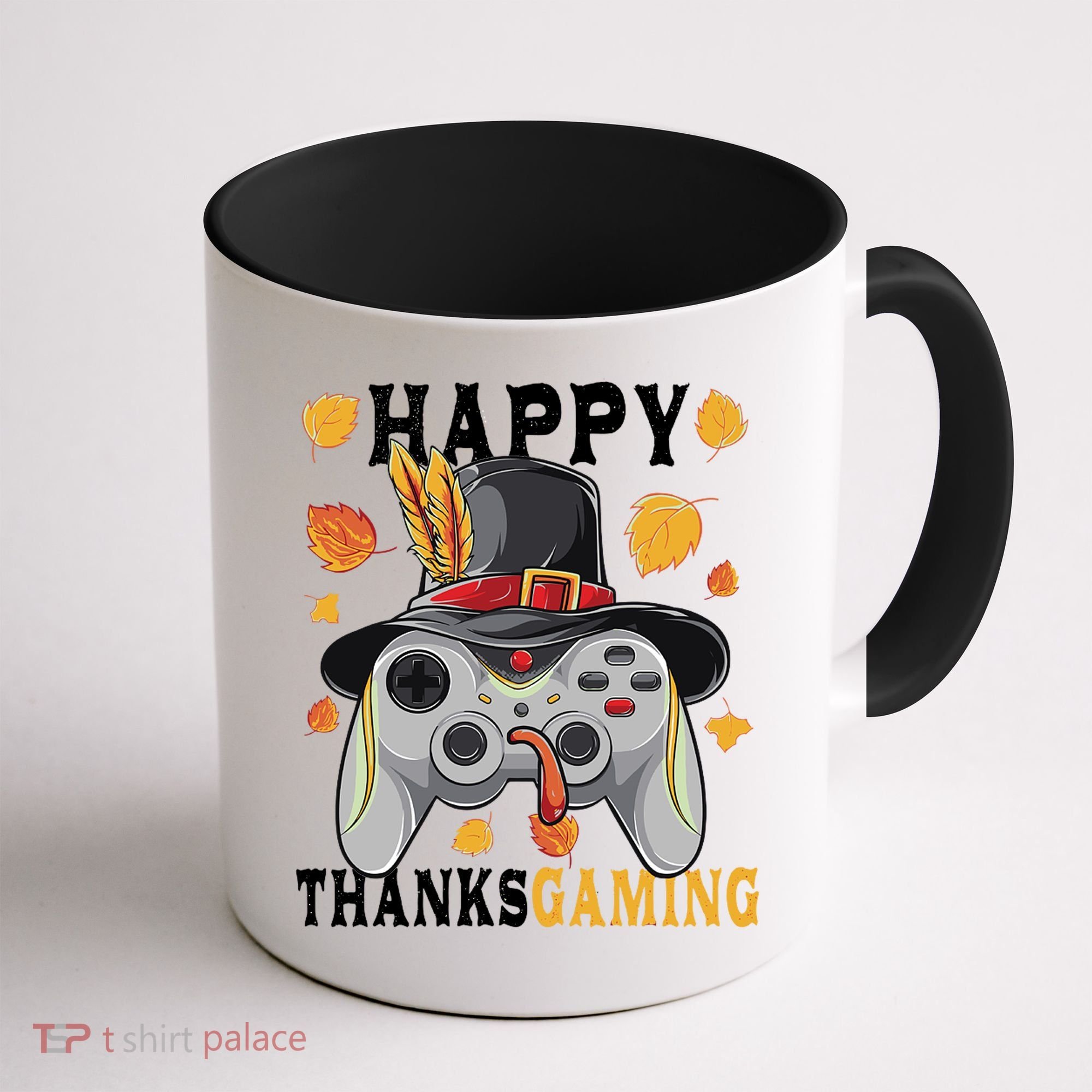 Happy Thanksgaming Funny Cute Thanksgiving Gamer Coffee Mug