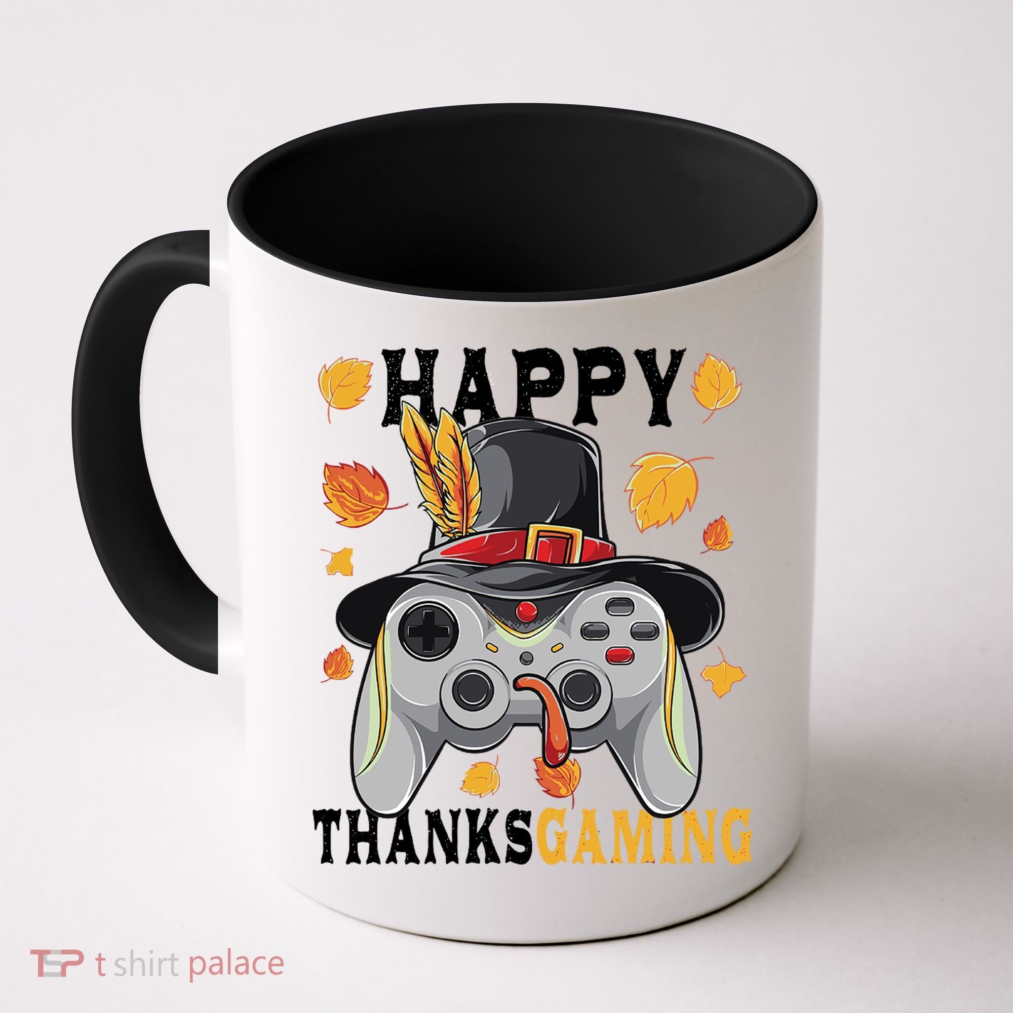 Happy Thanksgaming Funny Cute Thanksgiving Gamer Coffee Mug