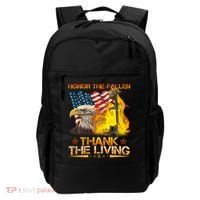 Honor The Fallen Thank The Living Memorial Day Backpack thumb 0