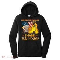 Honor The Fallen Thank The Living Memorial Day Women's Hoodie thumb 0