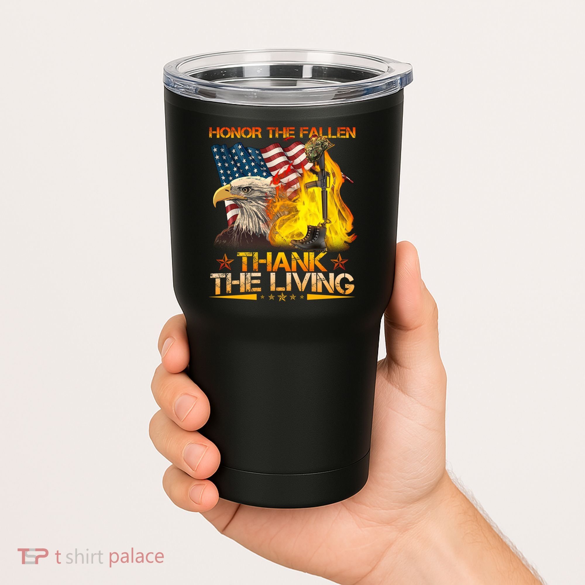 Honor The Fallen Thank The Living Memorial Day Tumbler