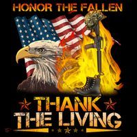 Honor The Fallen Thank The Living Memorial Day Ornament thumb 1