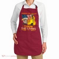 Honor The Fallen Thank The Living Memorial Day Apron thumb 2