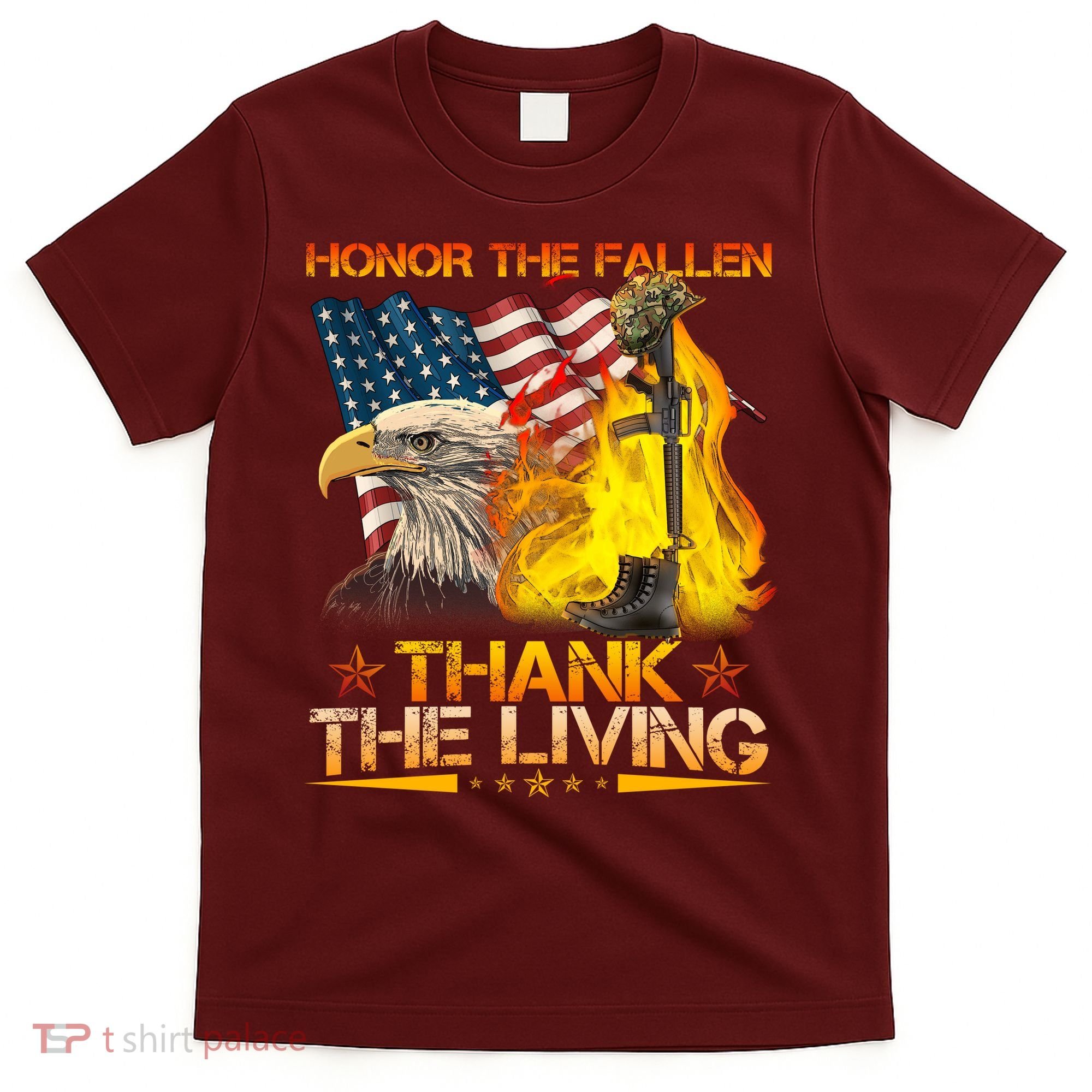 Honor The Fallen Thank The Living Memorial Day T-Shirt