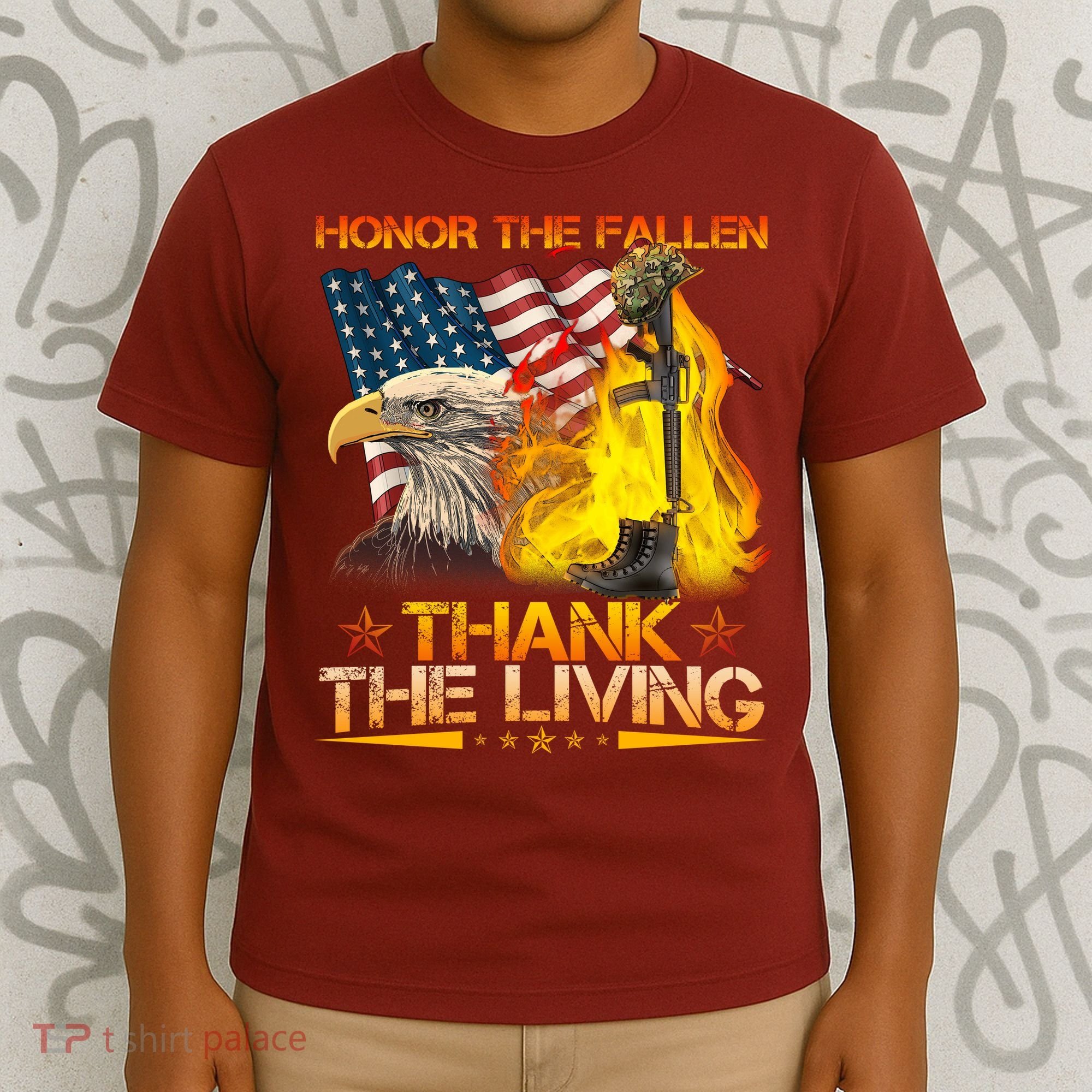Honor The Fallen Thank The Living Memorial Day T-Shirt