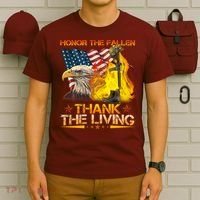 Honor The Fallen Thank The Living Memorial Day T-Shirt thumb 6