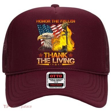 Honor The Fallen Thank The Living Memorial Day Hat