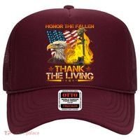 Honor The Fallen Thank The Living Memorial Day Hat thumb 0