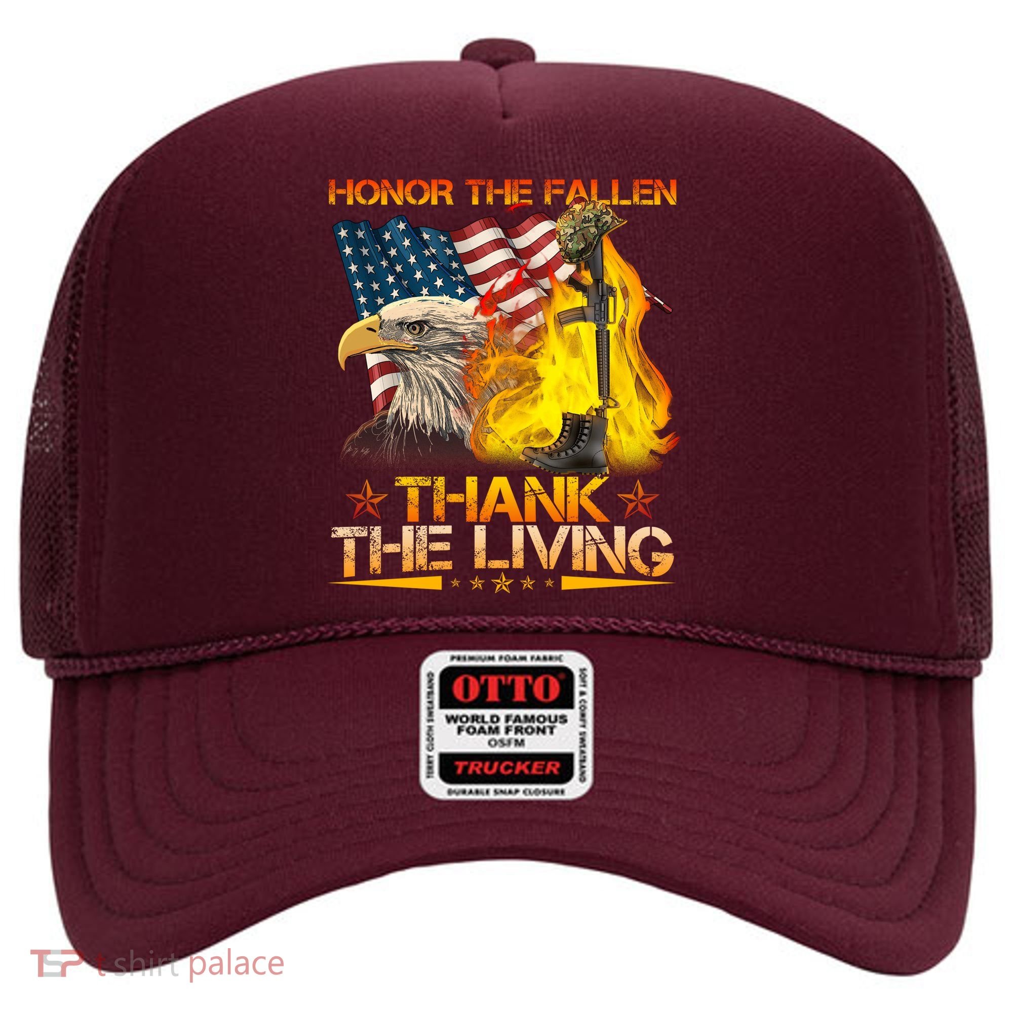 Honor The Fallen Thank The Living Memorial Day Hat