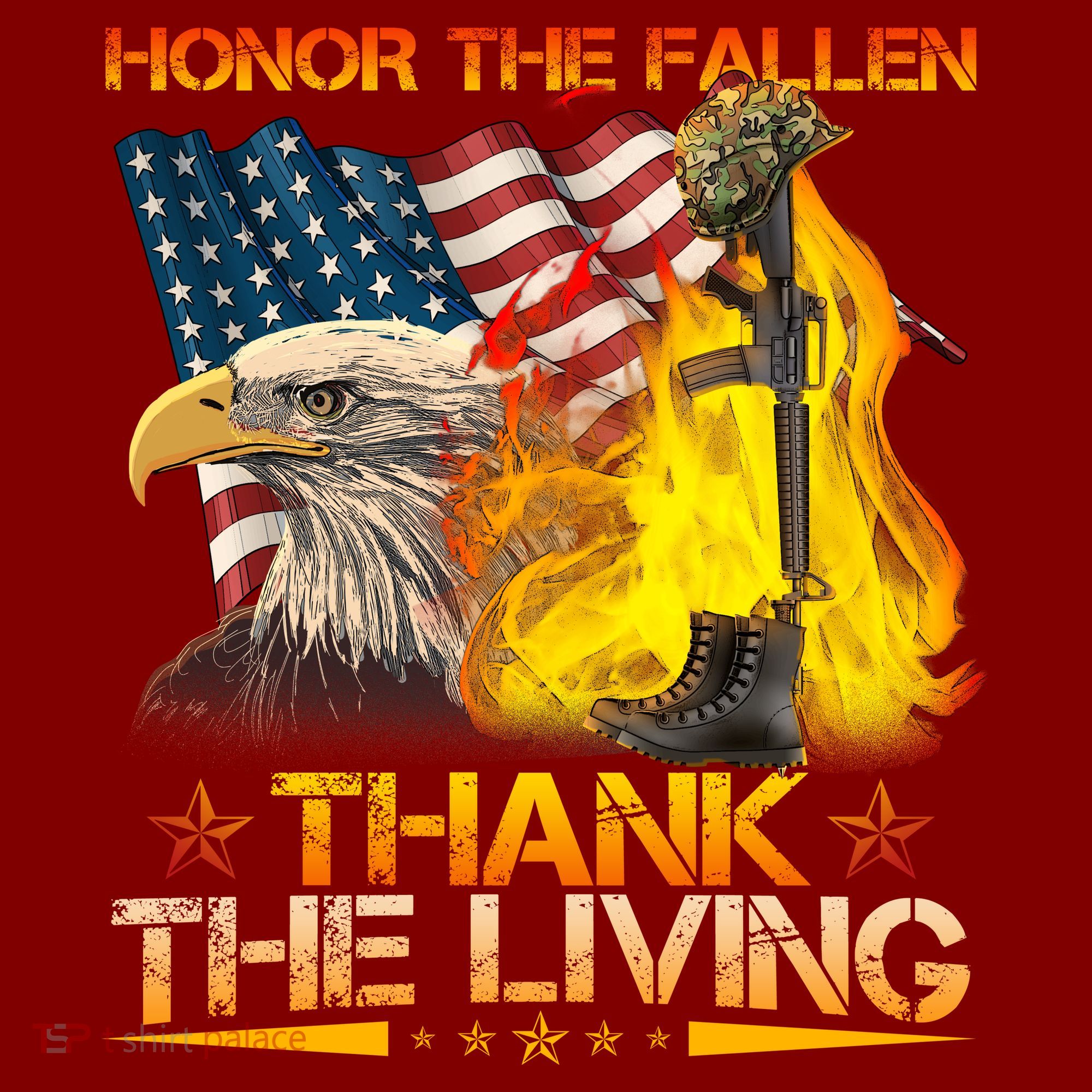 Honor The Fallen Thank The Living Memorial Day Hat