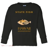Hawaii Territory Fish The Reef Triggerfish Toddler Long Sleeve thumb 0