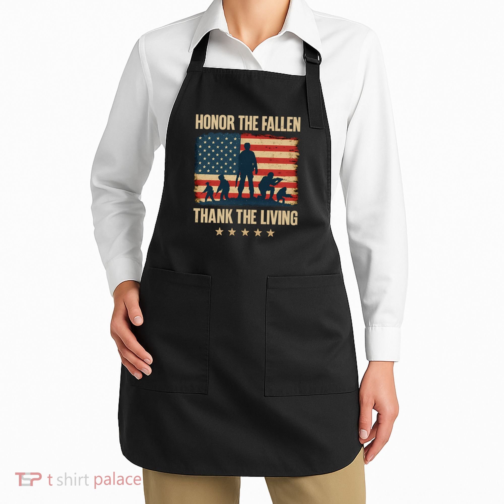 Honor the Fallen, Thank the Living Apron
