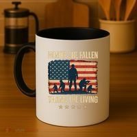 Honor the Fallen, Thank the Living Coffee Mug thumb 4