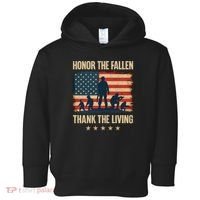 Honor the Fallen, Thank the Living Toddler Hoodie thumb 0