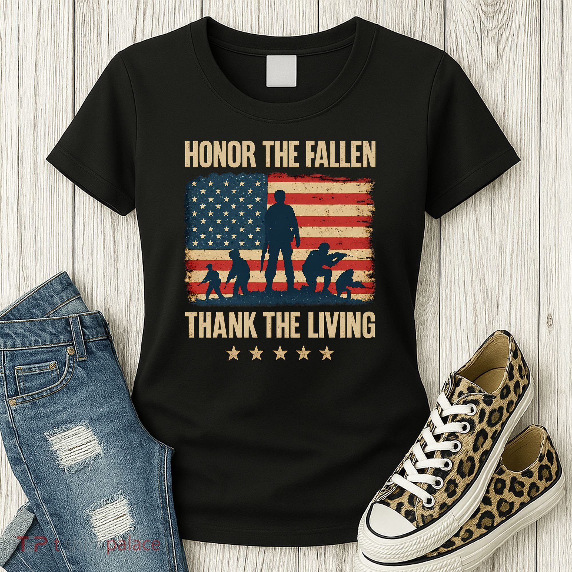Honor the Fallen, Thank the Living Women's T-Shirt