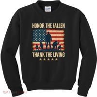 Honor the Fallen, Thank the Living Kids Sweatshirt thumb 0