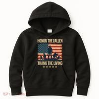 Honor the Fallen, Thank the Living Kids Hoodie thumb 0