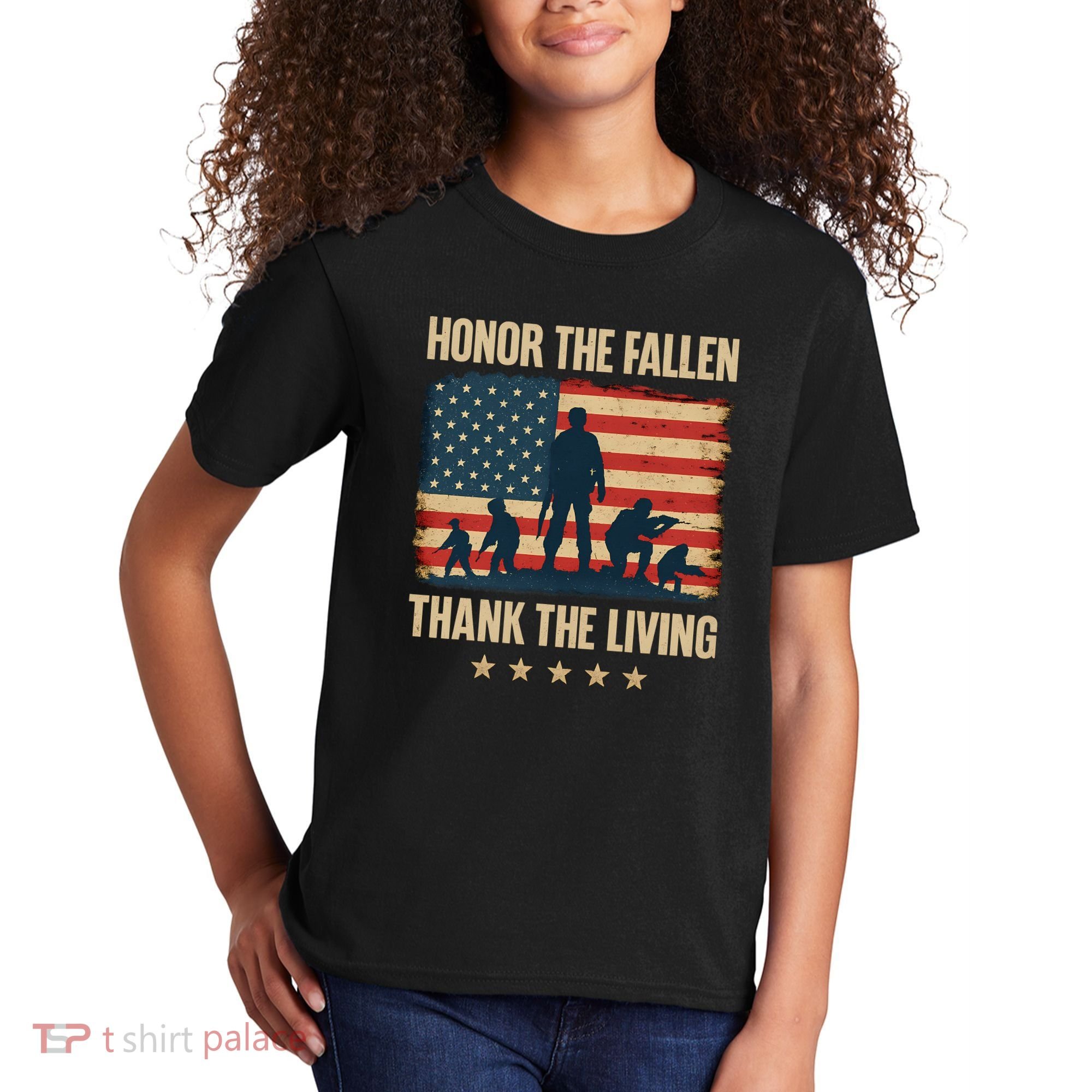 Honor the Fallen, Thank the Living Kids T-Shirt