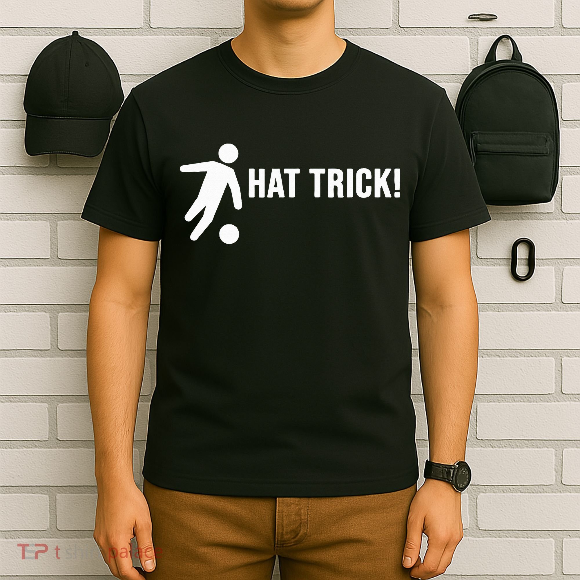 Hat Trick Funny Soccer Gift T-Shirt