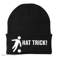 Hat Trick Funny Soccer Gift Beanie thumb 0
