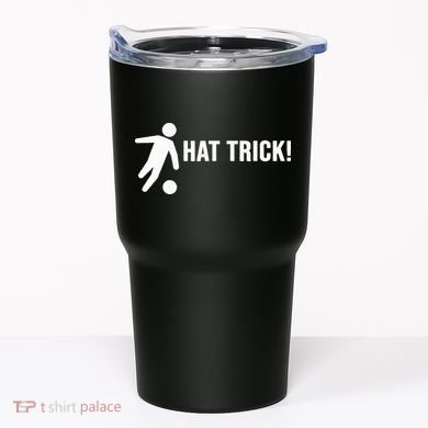 Hat Trick Funny Soccer Gift Tumbler