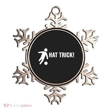 Hat Trick Funny Soccer Gift Ornament