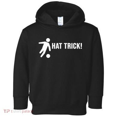 Hat Trick Funny Soccer Gift Toddler Hoodie