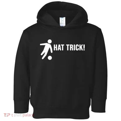 Hat Trick Funny Soccer Gift Toddler Hoodie