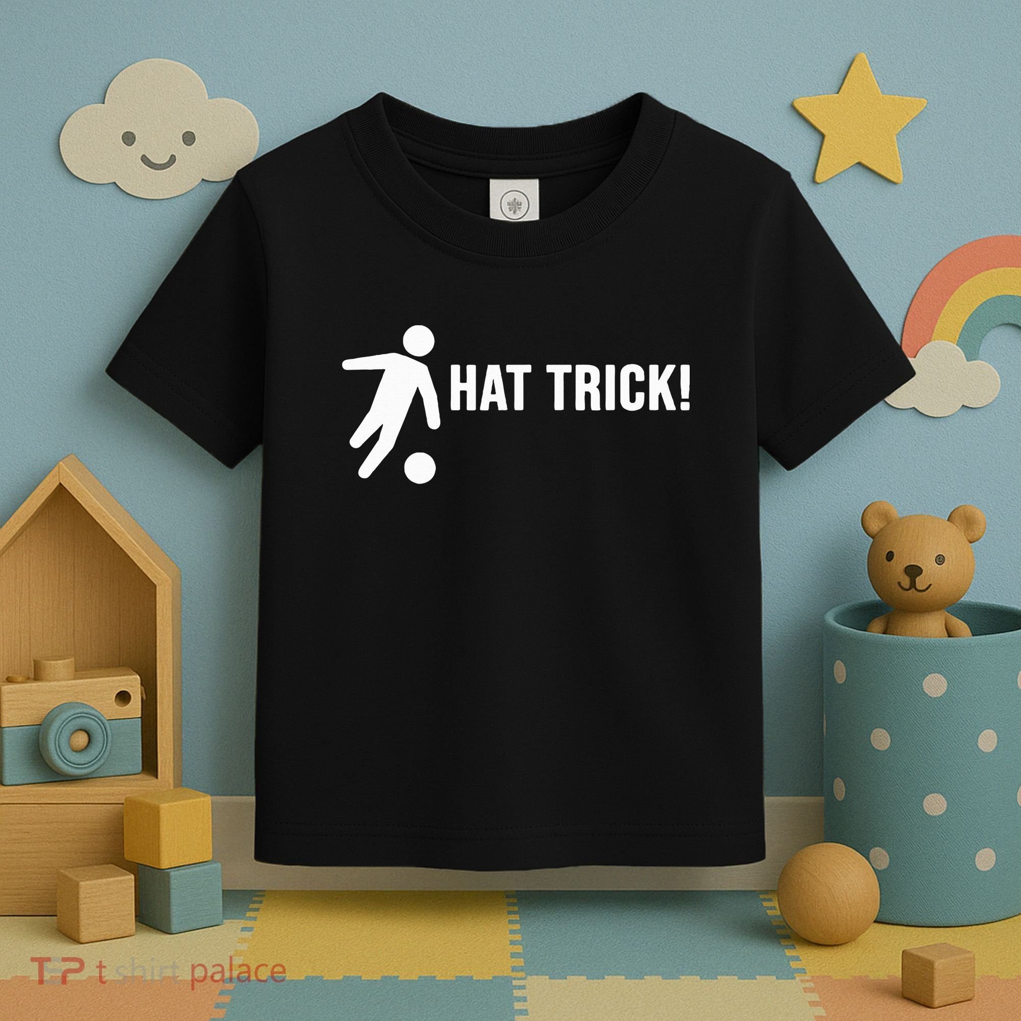 Hat Trick Funny Soccer Gift Toddler T-Shirt