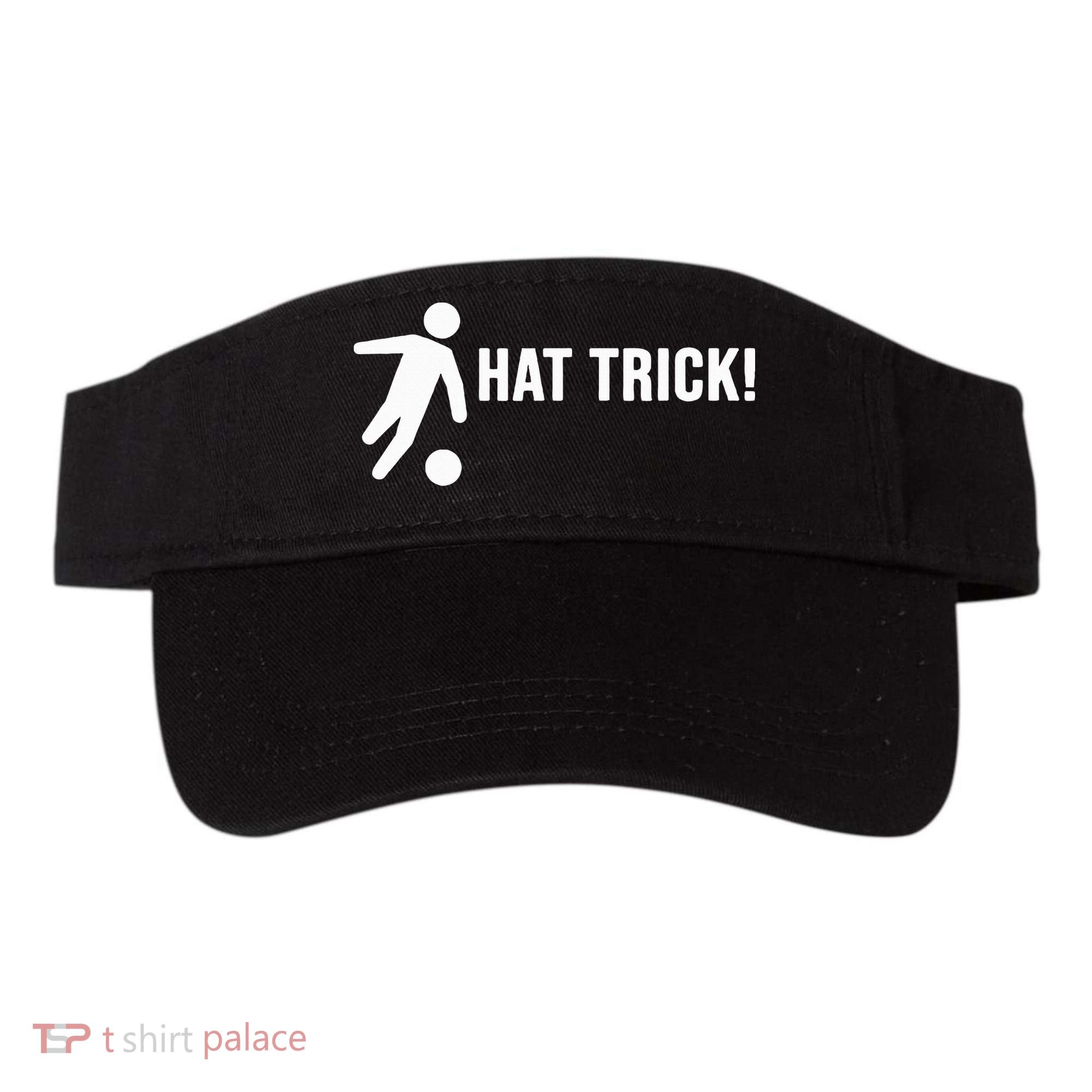 Hat Trick Funny Soccer Gift Visor