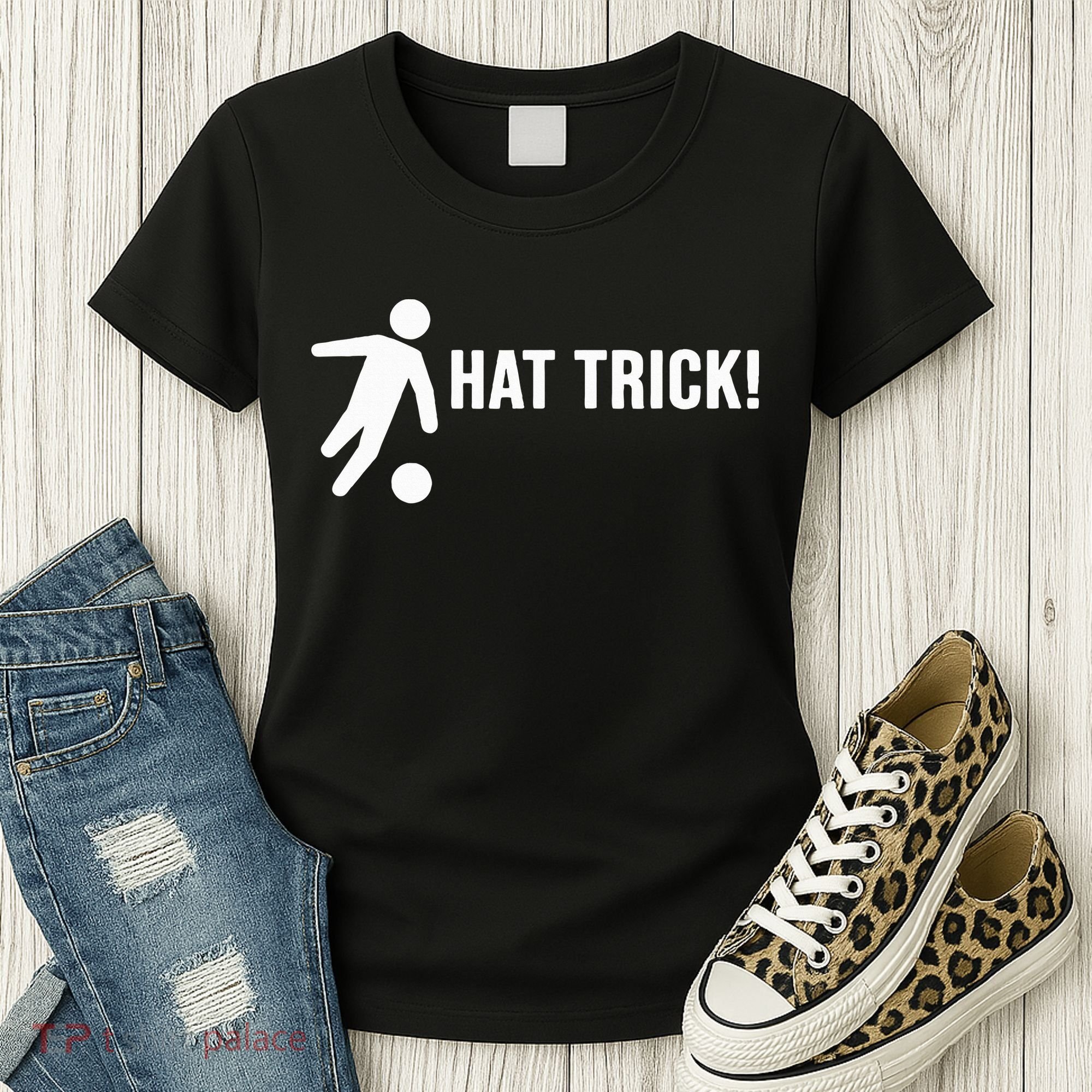 Hat Trick Funny Soccer Gift Women's T-Shirt