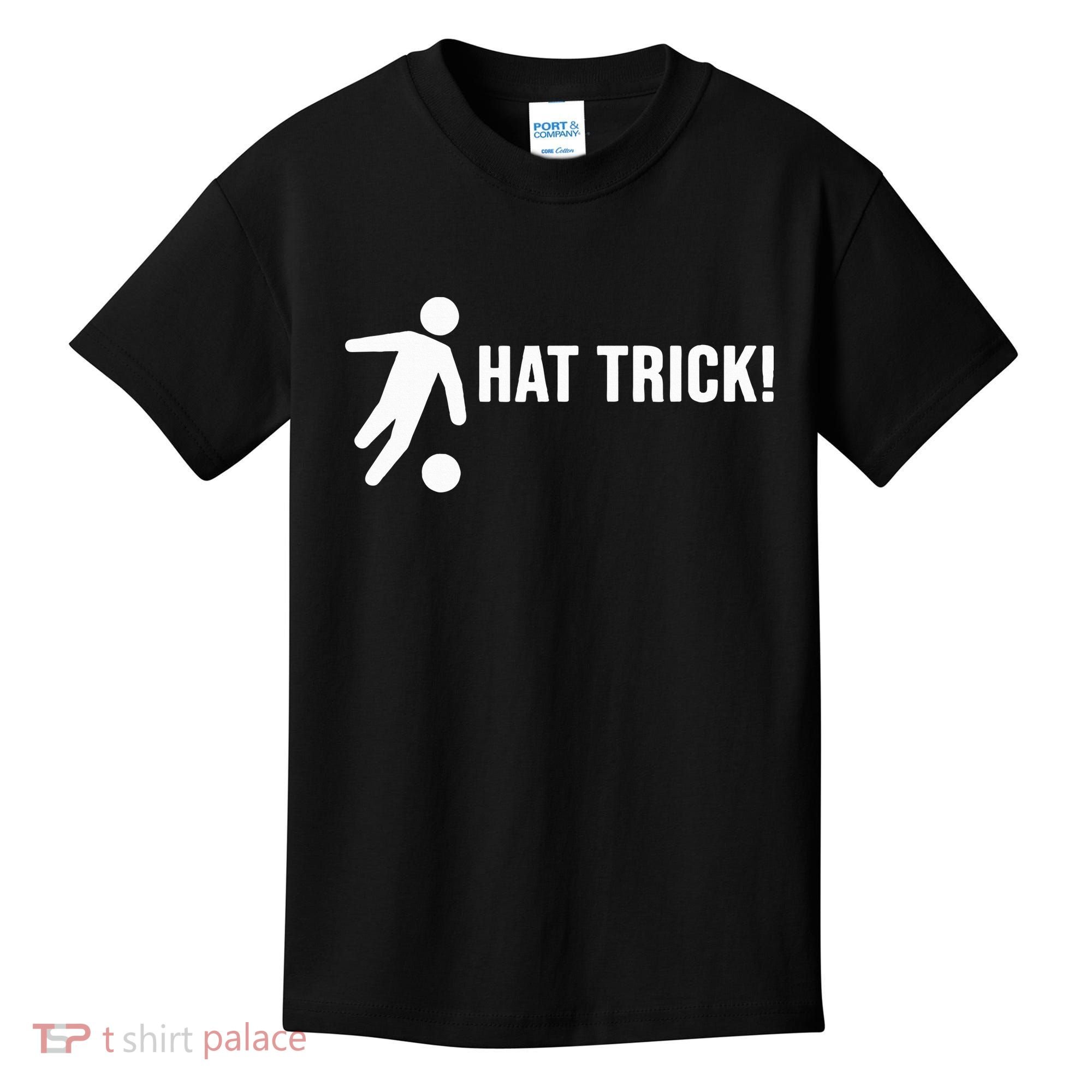 Hat Trick Funny Soccer Gift Kids T-Shirt