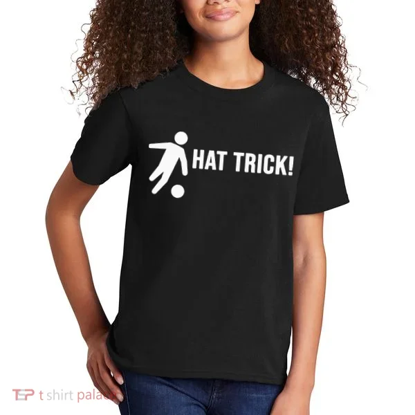 Hat Trick Funny Soccer Gift Kids T-Shirt
