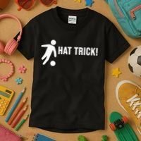 Hat Trick Funny Soccer Gift Kids T-Shirt thumb 3