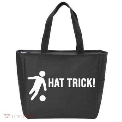 Hat Trick Funny Soccer Gift Tote Bag