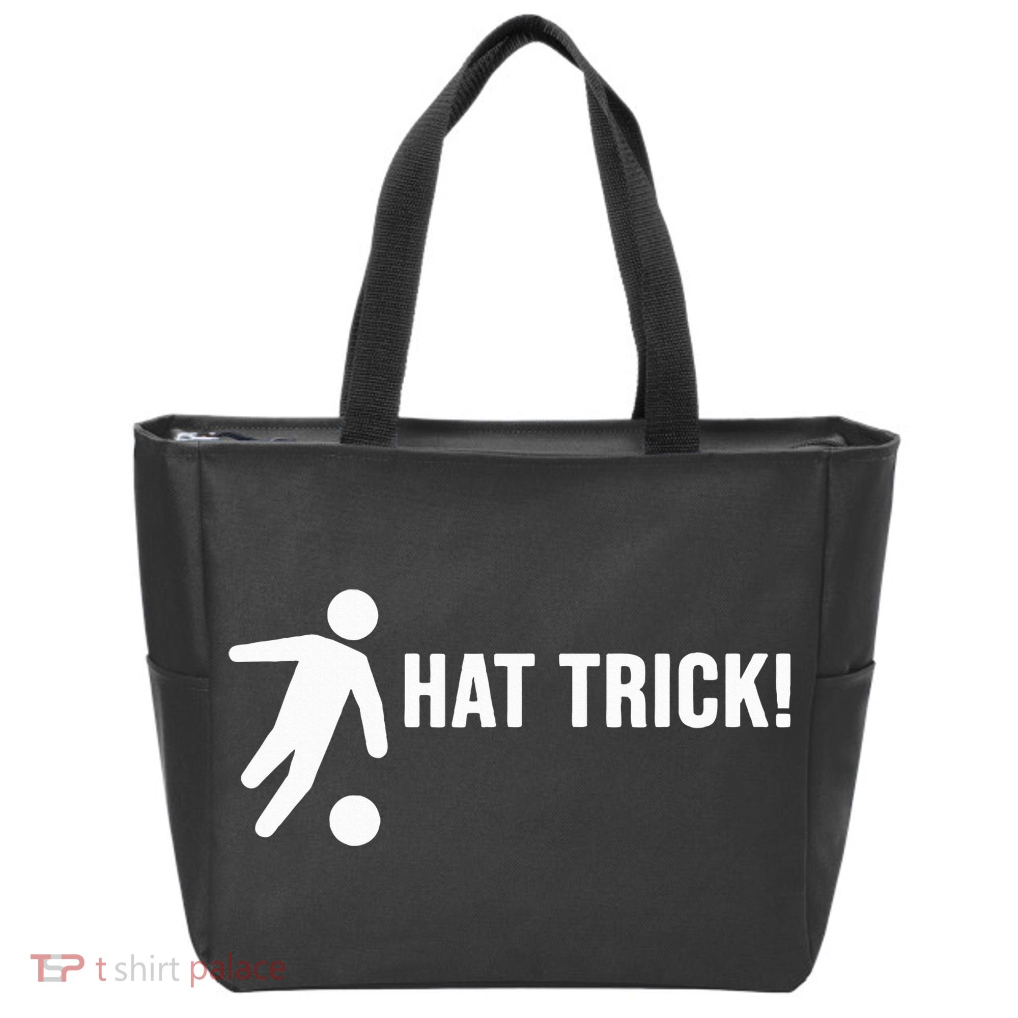 Hat Trick Funny Soccer Gift Tote Bag