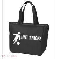 Hat Trick Funny Soccer Gift Tote Bag thumb 3