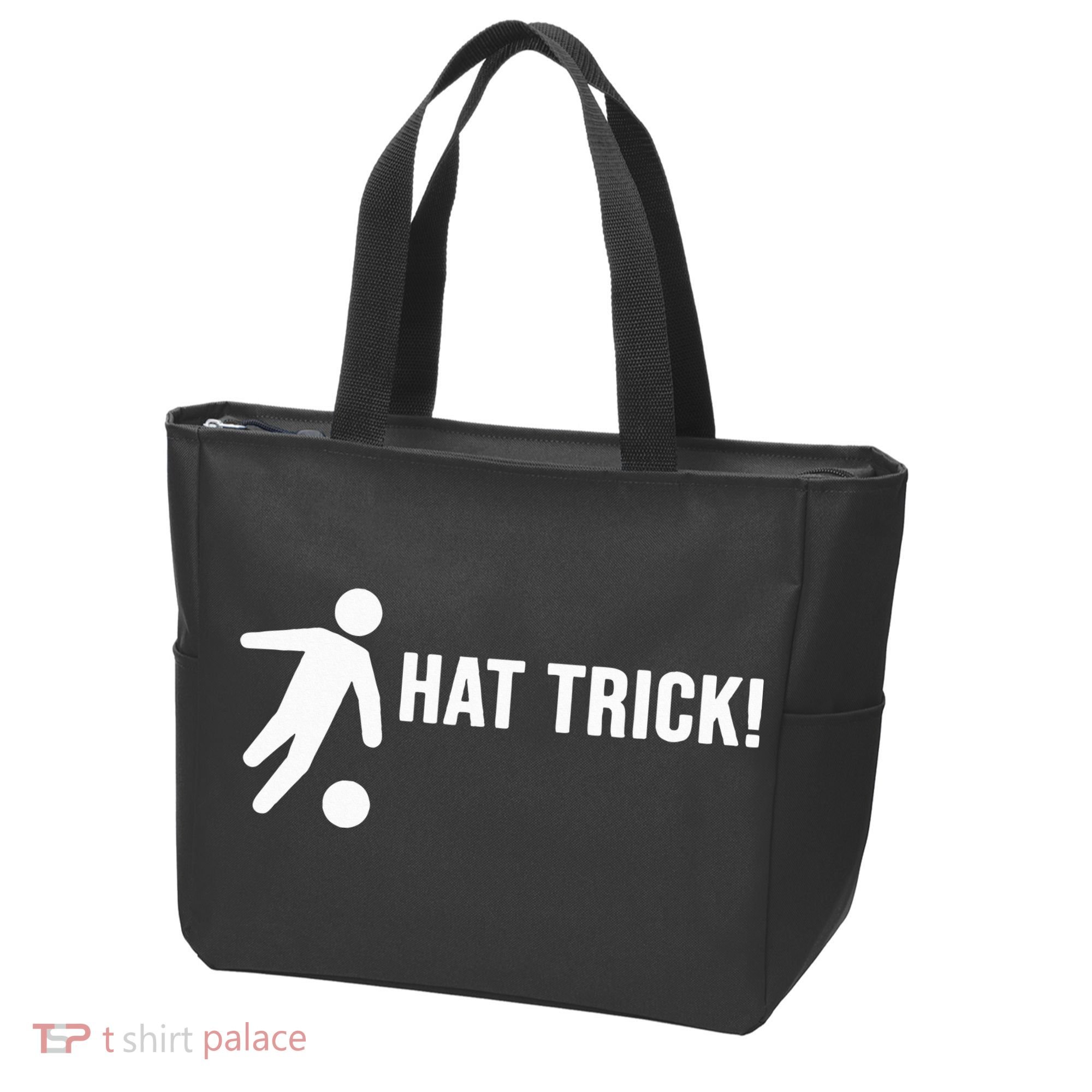 Hat Trick Funny Soccer Gift Tote Bag