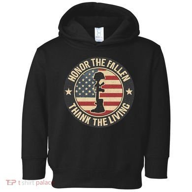 Honor the Fallen, Thank the Living Toddler Hoodie